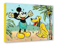 Mickey Mouse Fine Art Mickey Mouse Fine Art Pals in Paradise (SN)